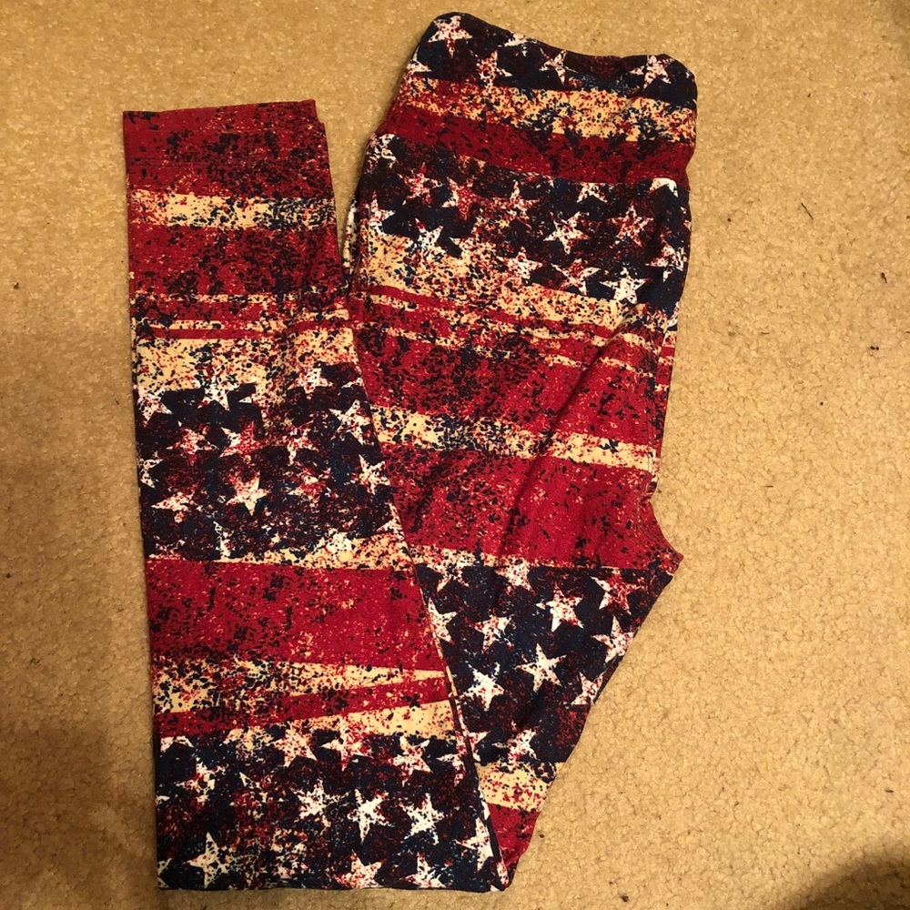American flag leggings